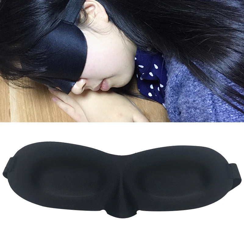 Breathable 3D Sleep Mask with Adjustable Strap